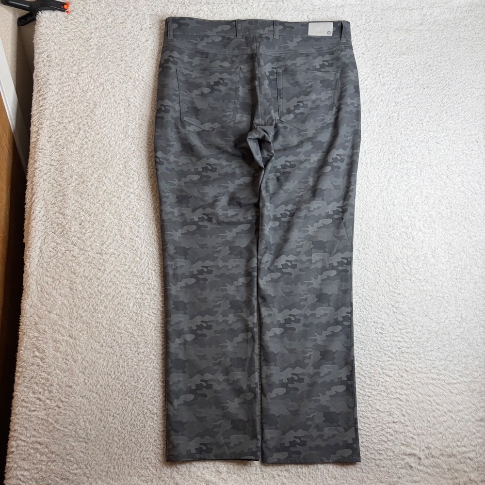 Peter Millar EB66 Performance Pants Mens 35x30 (36x30) Grey Camo MF19EB80FB